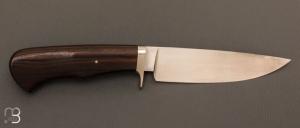 Couteau " droit custom " par Milan Mozolic - ébène et W5