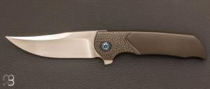 Couteau  " Mini Wyvern "  tactique custom frame-lock flipper par Walter Randolph