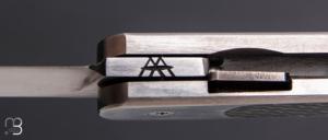   Couteau " Minimun " custom par Alain André - Titane et lame en RWL34