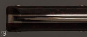  Couteau "  Morlock  " custom Bois de fer et 90MCV8 par Frédéric Augé