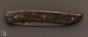 Couteau   "   le Névé " fibre de carbone - Lame 14C28 par Tim Bernard