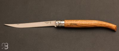 Couteau Opinel n°15 effilé lame inox manche en chêne