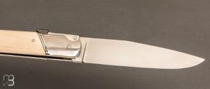    Couteau " Palanquille " custom par Glenn Guillou - Ivoire de mammouth et N690