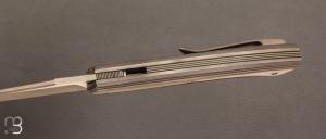 Couteau " custom " Paperstone et RWL34 de Berthelemy Gabriel - La Forge Agab