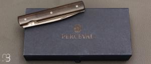 Couteau Perceval Le Français ébène du Mozambique