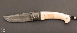    Couteau " Persian " par Philippe Lemonnier - Lame damas de Gabriel Berthelemy