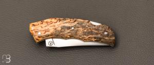   Couteau  "  P'ti pompe " par Jérémie Leclerc - L'Apyre forge - RWL-34 et Bouleau madré