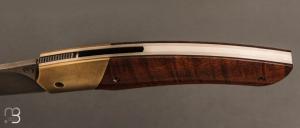    Couteau " Racer " custom par Arnaud Dallier - Gidgee et damas