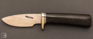  Couteau droit Randall N°11 - 3-1/4" "Alaskan Skinner" - Micarta noir