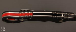  Couteau  "  Ronin Shoto Karambit " par Spartan Blades SFBL9BK - Black Red G10