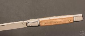    Couteau " Rumilly   " par Romain Alvarez - RWL-34 et ivoire de mammouth