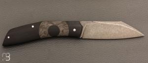   Couteau " Scalp " custom par David Brenière - G10/Fibre de carbone et Elmax