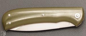    Couteau " Sitka" par Laurent Gaillard - G10 et lame en 14c28