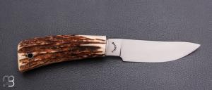    Couteau  " Skinner " par Bill Bagwell - Stag - RARE