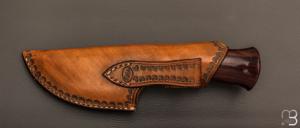  Couteau " Skinner " damas droit par Daniel Vally