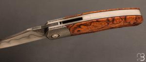 Couteau  " Stan " custom ironwood et RWL-34 par Maxime Belzunce