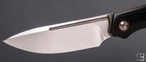    Couteau " SteackHouse " custom par Thierry Savidan - Micarta et CPM 154CM