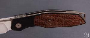    Couteau " SteackHouse " custom par Thierry Savidan - Micarta et CPM 154CM