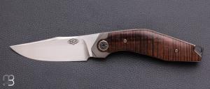  Couteau " Sweetbeat " custom par Thierry Savidan - Koa et CPM 154CM
