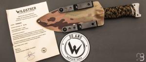  Couteau " TARASCO " Edition Limitée 20 ans de Wildsteer - X46Cr13 et paracorde