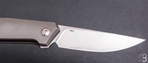    Couteau " Toko" flipper de Jens Anso - Titane et RWL34