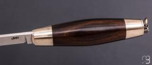  Couteau Tonneau par Jean Michel REMAUD - Ebène de Macassar