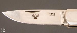  Couteau  "  Tre Kronor " pliant TK3 par Fallkniven - Bois de fer et Acier 3G
