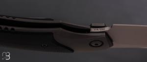 Couteau " UNNAMED#01 SILVER " David Lespect par WE KNIFE