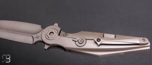   Couteau " Viper 3 P/GCF " par Rikeknife - Titane et lame en M398