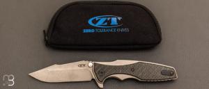 Couteau pliant tactique ZERO TOLERANCE - ZT-0393GLCF design Rick Hinderer