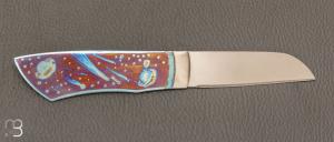    Couteau " air planètes " par Roberto Ottonello 10 grammes