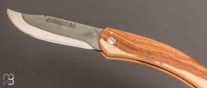 Couteau de poche corse olivier par Paul Biancucci