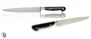 Couteau de cuisine Atelier Perceval forgé pakkawood trancheur