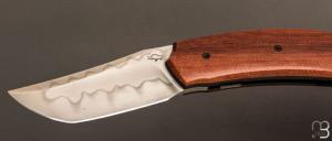    Couteau " custom " par Guy Poggetti - Micarta et lame en acier C130
