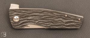   Couteau   "   custom flipper  " par Petr Hofman - Zirconium et RWL34
