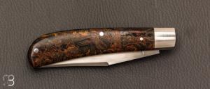 Couteau " custom slipjoint " par Don Hanson III - Rag Micarta et lame en W2