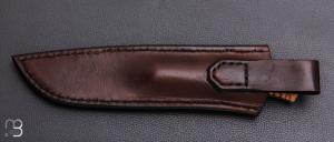    Couteau droit par Anthony Brochier - Tasmanian Blackwood et damas