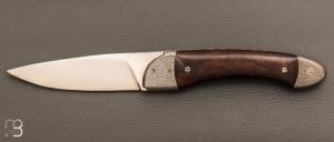  Couteau  " le Vault de lugny " custom par Philippe Sœuvre - Bois de fer