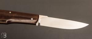 Couteau " lock back  " custom par Honoré Vilain - Rag Micarta et lame en RWL34