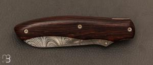 Couteau pliant Le Terre Mer par Avakian cocobolo 02