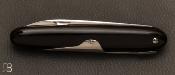 Couteau de poche Navette 12cm buffle par J. Mongin