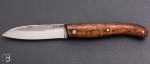 Couteau "slipjoint " par Laurent Gaillard - Châtaignier et lame en XC75