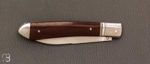   Couteau " slipjoint " par Grégory Picard - RWL-34 et micarta