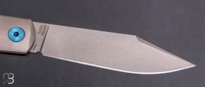 Couteau "slipjoint" par Dreamtech - Titane et lame en VG10 - D4386TG