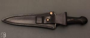  Dague " Kriss " de Jean Paul Sire - Ébène et Damas