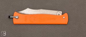 Couteau "Douk-Douk VG10 damas" série limitée - orange