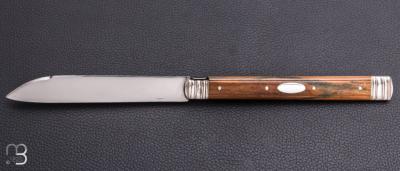   Couteau " Grand Marquis " par Mathieu Herrero - Ivoire de mammouth et lame en XC100