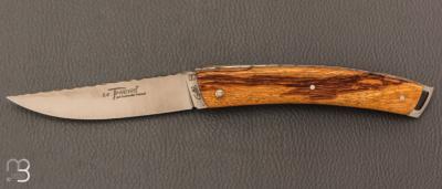    Couteau Le Thiers® Nature S N°088/100 par Fontenille-Pataud - Bois de serpent et lame en 14C28n