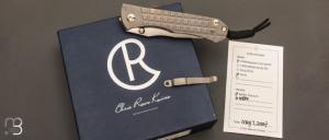    Couteau  " Umnumzaan Tanto Monkey Edge Frag Pattern " de Chris Reeve