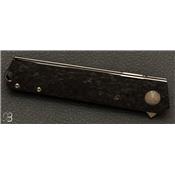 Couteau Böker Kwaiken Compact Flipper Marble Carbon - 01BO231